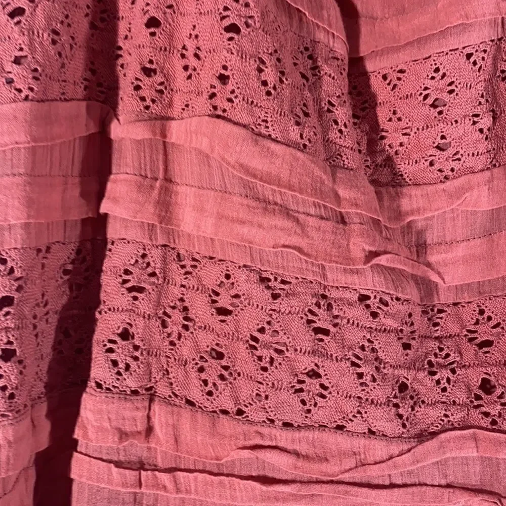 FREE PEOPLE SHAILEE SWING DRESS ROSE